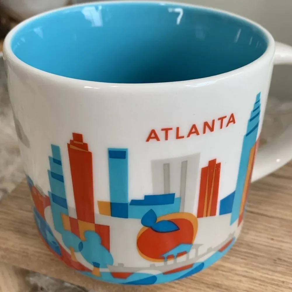 Starbucks Atlanta You Are Here Collection Coffee Tea Mug Cup 14 Oz
